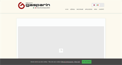 Desktop Screenshot of gasparin.it